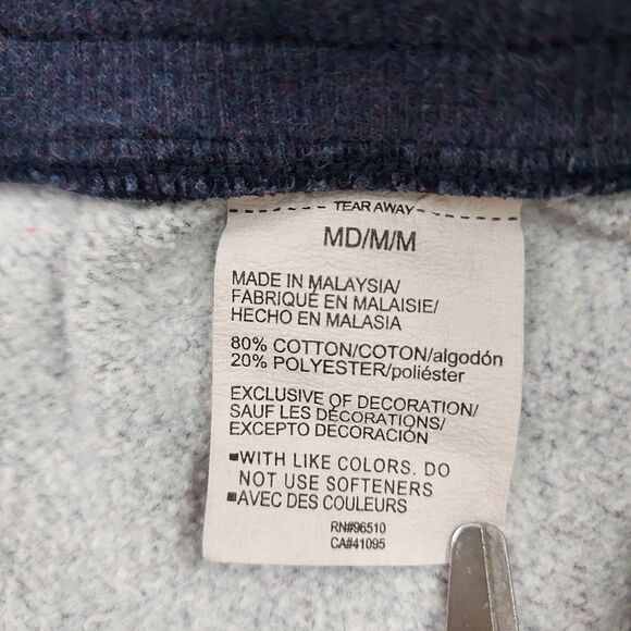 Under Armour Sweatpants Mens Medium Navy Fleece Loose Cotton Blend Athleisure - Picture 10 of 12